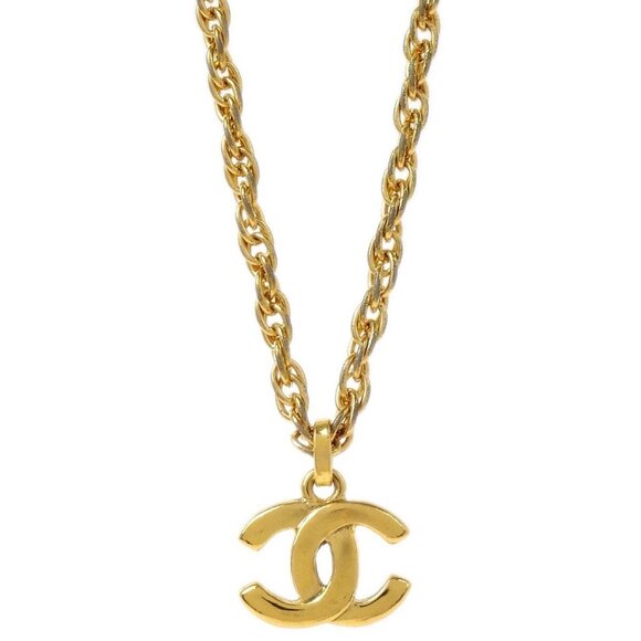 Chanel Gold CC Chain Pendant Necklace 165917 - Picture 1 of 4